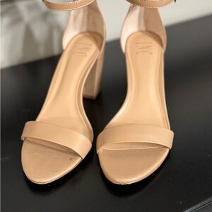 INC International Concepts Tan Block Heel Sandals